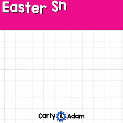 Easter Snap Cube STEM Task Cards Preschool and Kindergarten Spring Activity