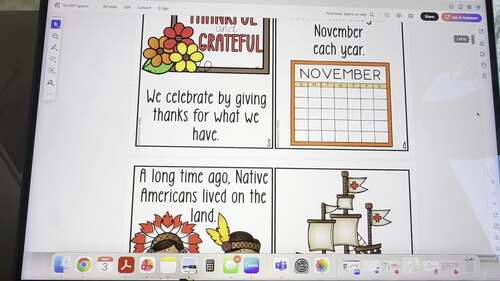 Thanksgiving Mini Book by Shannon Webb | TPT