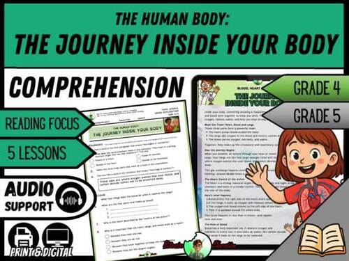 Blood, Heart and Lungs - Human Body | Reading Comprehension | Grade 4/5