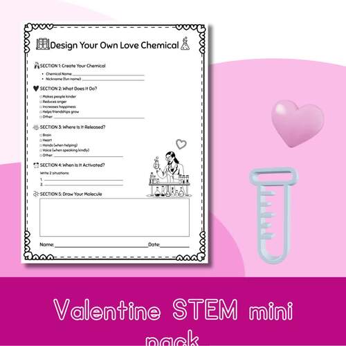 The Science Behind Valentine’s Day – STEM Activity Pack by Blue Bunny