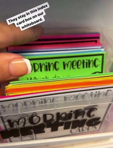 Morning Meeting Discussion Cards by Hello Fifth | TPT