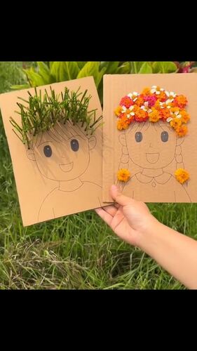 April Craft Kindergarten Spring Flower Craft Fine Motor activities SPED
