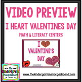 Video Preview: I Heart Valentine's Day! Math & Literacy Centers