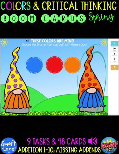 Colors Same and Different Visual discrimination practice digital cards ...