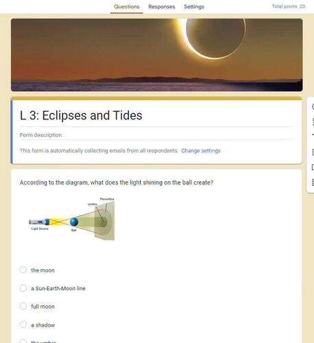 Unit Bundle The Sun-Earth-Moon System | Google Forms | JH Science