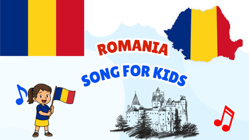 Preview of Romania Song for Kids | Country Study Video, MP3 & Lyrics PDF