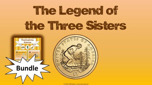 Preview of Bundle: The Legend of the Three Sisters Video w/Thanksgiving STEM Lesson Plans