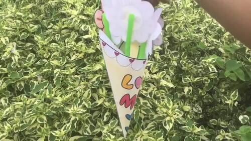 Mother's Day Flower Bouquet Craft | Printable Paper Bouquet | TPT