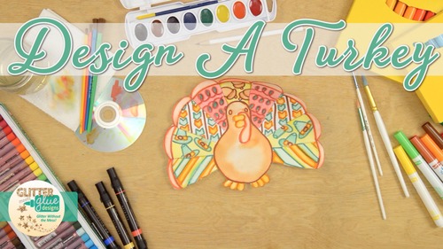 Preview of Turkey in Disguise Art Project, Turkey Template, and Game for Thanksgiving