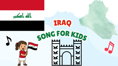 Preview of Iraq Song for Kids | Geography Video, MP3 & Lyrics PDF