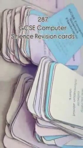 287 Computer Science OCR GCSE Student Revision Flashcards
