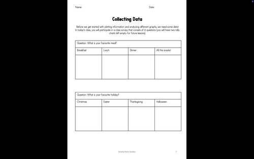 Ontario Math Grade 5 & 6 BUNDLE: Data Literacy & Probability Worksheets ...