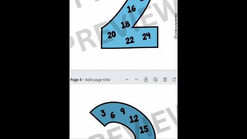 Multiplication Fact Number Posters by Winslow's Workshop | TPT