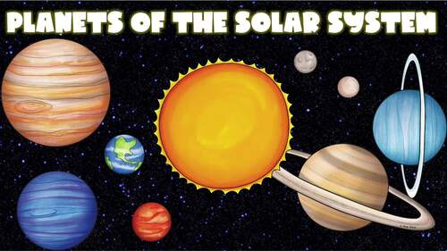 Solar System Interactive Activity | Solar System Worksheets | Planets ...