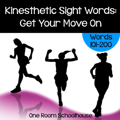 Preview of Kinesthetic Sight Words: Get Your Move On! (Set 2)