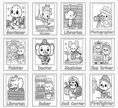 Printable Coloring Pages Bundle for Kids & Adults: 310 Pages for Relaxation