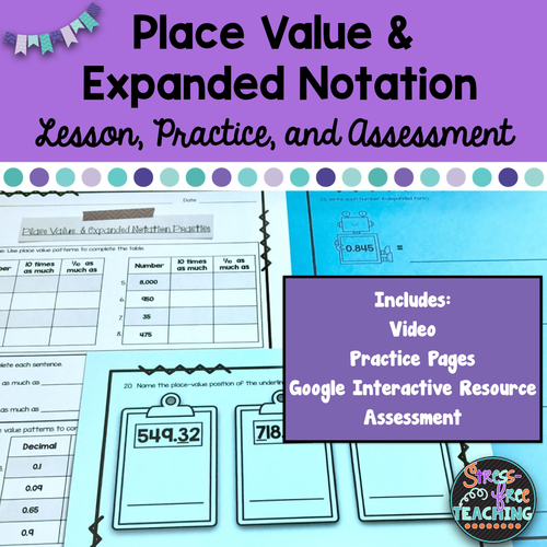 Preview of Place Value Practice