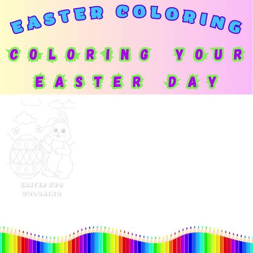 Easter Coloring by AZURY | TPT