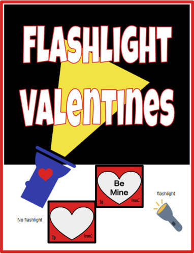 Preview of Flashlight Valentines