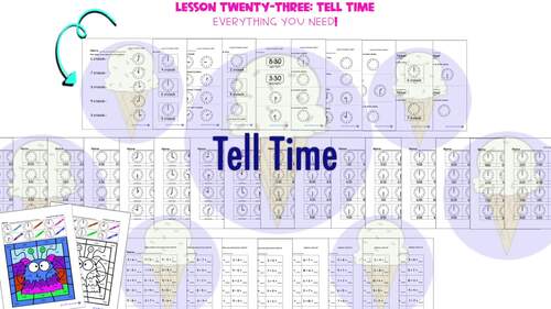 Lesson 23 First Grade: Tell Time