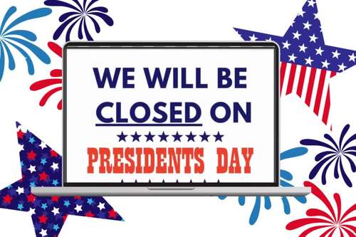 Presidents Day Closed Sign | Closed For Presidents Day Sign For Daycares