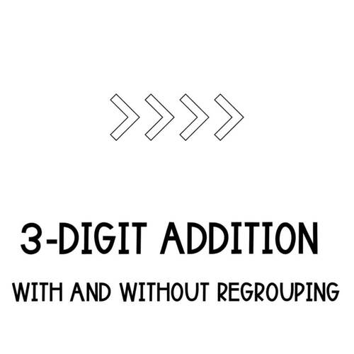 3 Digit Addition with and without regrouping | Digital Escape Room