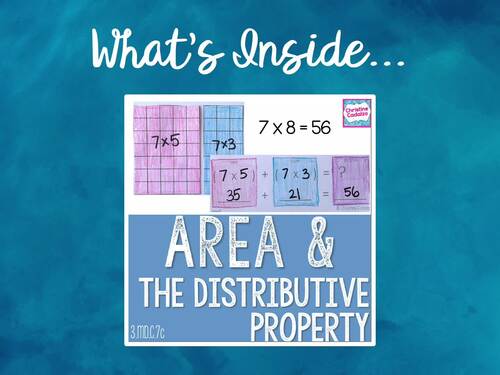 Area and The Distributive Property Math Unit