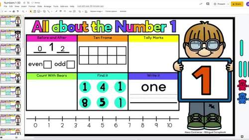 Numbers 1 to 30 Digital Centers and Activities | TPT