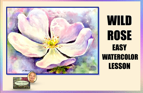 Preview of Easy Watercolor Wild Rose