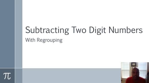 Preview of Subtracting Two Digit Numbers With Regrouping