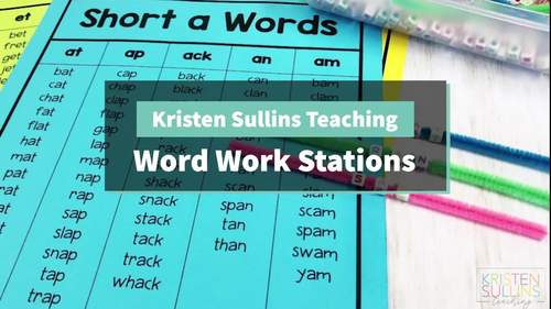 Preview of Word Work Station Tips and Tricks