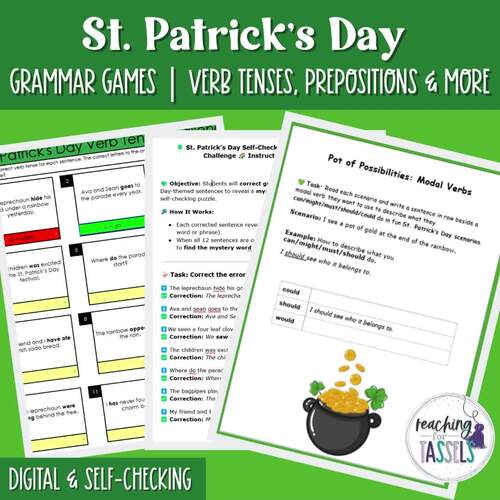 st patrick day verbs