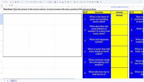 Earth’s Climate & Processes Mystery Pictures Google Sheets Passages ...