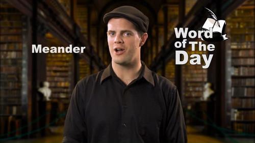 Word of the Day - Meander by The Storyteller Teacher | TPT