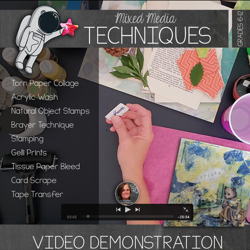 Preview of Mixed Media Techniques Demonstration Video