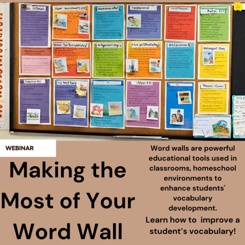 Preview of On Demand Educational Webinar: Making the Most of Your Word Wall