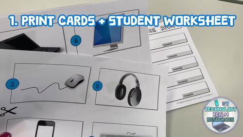 WRITE THE ROOM game with Computer hardware components and building a PC