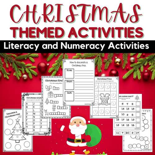 Christmas Literacy Activities Christmas Numeracy Activities