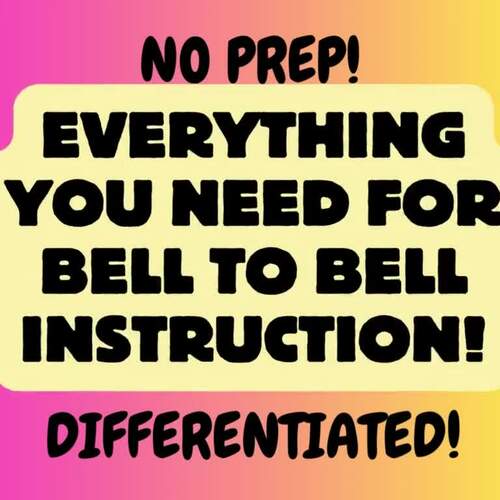 Unit Rate Lesson & Worksheets Bundle (Slides, Scaffolded Notes, Worksheets)