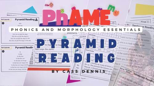 Pyramid Reading| Fluency | Phonics Reading Center | PhAME | Kindergarten