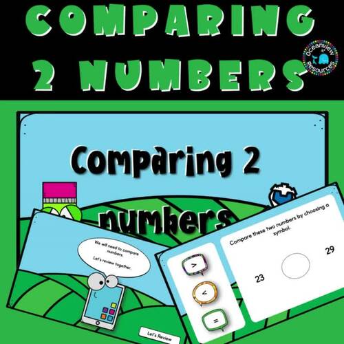 COMPARING 2 Numbers- greater than, less than and equal to Interactive game