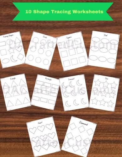 Shapes Worksheets by Destinee Armstrong | TPT