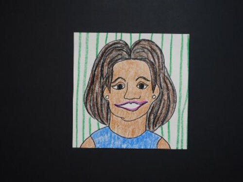 Preview of Let's Draw Michelle Obama!