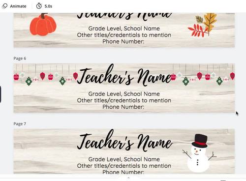 Customizable Email Signatures