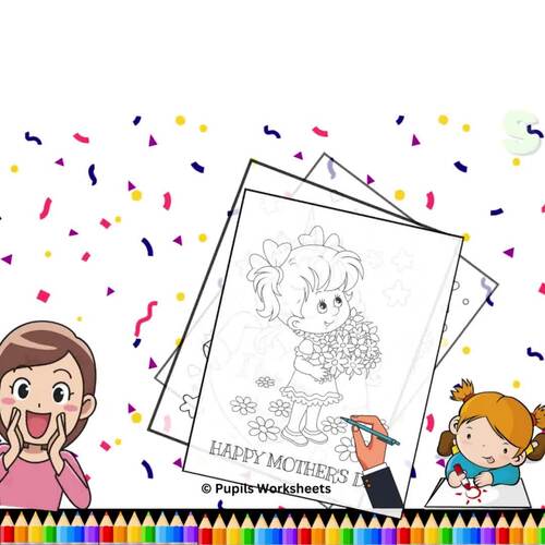 Mother's Day Coloring Pages - Mother's Day Crafts - women's history month