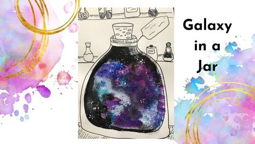 Preview of Galaxy in a Jar: Free Video Art Lesson