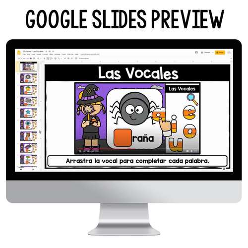Centros de Octubre Digital - Las Vocales by The Bilingual Rainbow