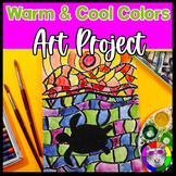 Element of Art Color Art Lesson, Warm and Cool Colors Land