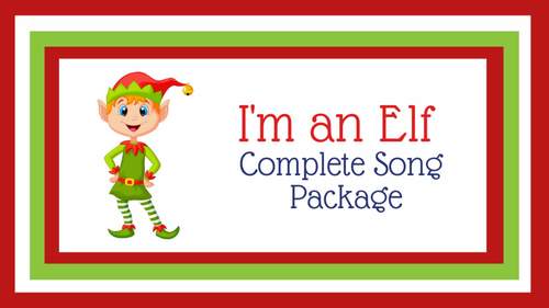 Christmas Action Song | Elf Activity | Elf Song | mp3s, PDF, SMART & Video