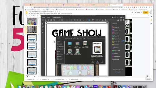5th Grade Math Game Show Bundle | Test Prep Math Review Games | Digital